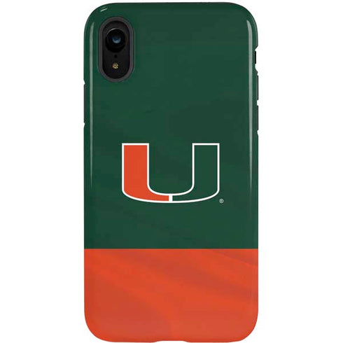 University of Miami Hurricanes Flag iPhone XR Pro Case
