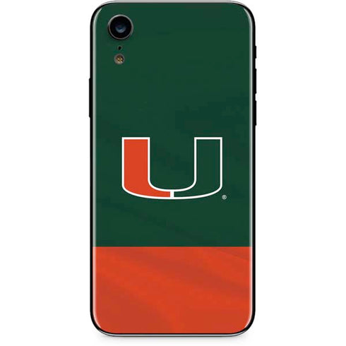 University of Miami Hurricanes Flag iPhone XR Skin