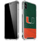 University of Miami Hurricanes Flag iPhone XS Max Clear Case