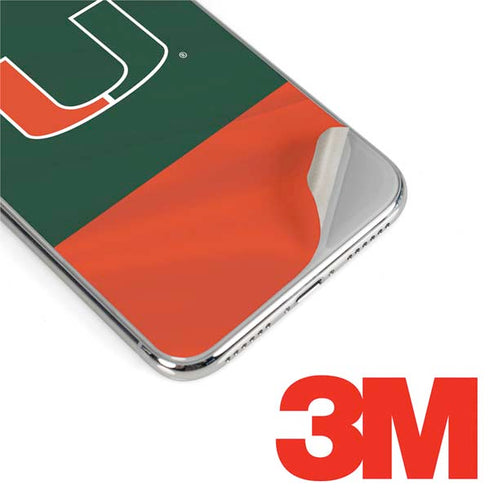 University of Miami Hurricanes Flag iPhone XS Max Skin