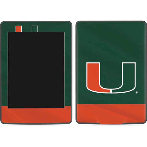 University of Miami Hurricanes Flag Amazon Kindle Skin
