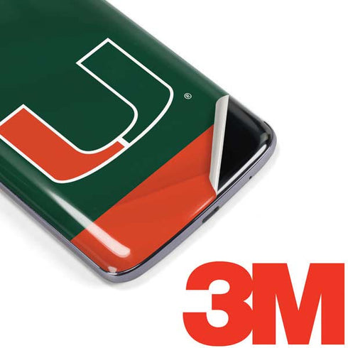 University of Miami Hurricanes Flag Moto E5 Plus Skin