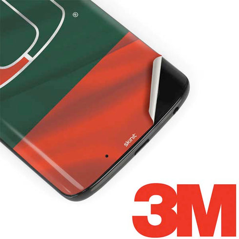 University of Miami Hurricanes Flag Moto G6 Skin