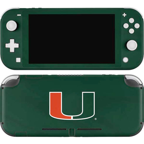 University of Miami Hurricanes Flag Nintendo Switch Lite Skin