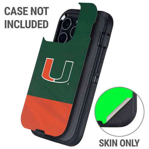 University of Miami Hurricanes Flag Otterbox Defender iPhone Skin