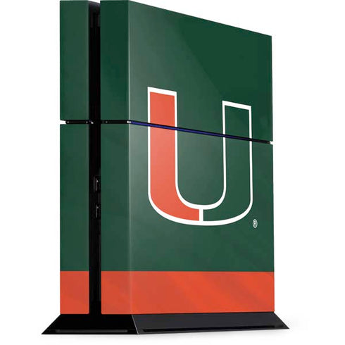 University of Miami Hurricanes Flag PS4 Console Skin