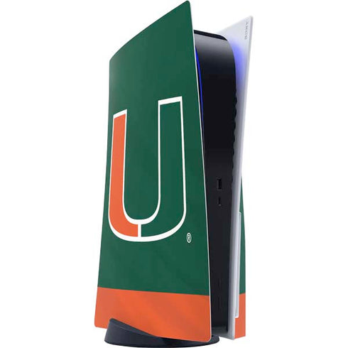 University of Miami Hurricanes Flag PS5 Console Skin