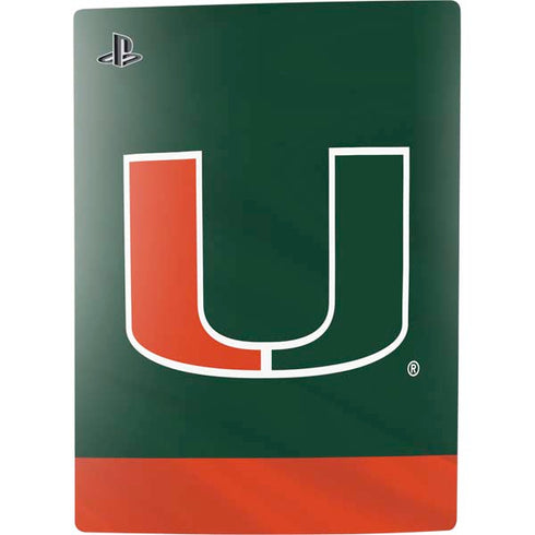 University of Miami Hurricanes Flag PS5 Console Skin