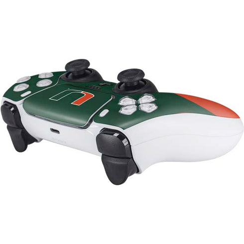 University of Miami Hurricanes Flag PS5 Controller Skin