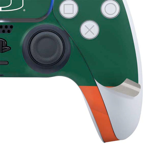 University of Miami Hurricanes Flag PS5 Controller Skin