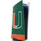 University of Miami Hurricanes Flag PS5 Digital Edition Console Skin