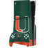University of Miami Hurricanes Flag PS5 Slim Disk Bundle Skin