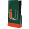 University of Miami Hurricanes Flag PS5 Slim Disk Console Skin