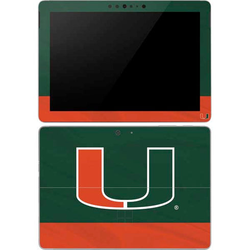 University of Miami Hurricanes Flag Surface Go Skin