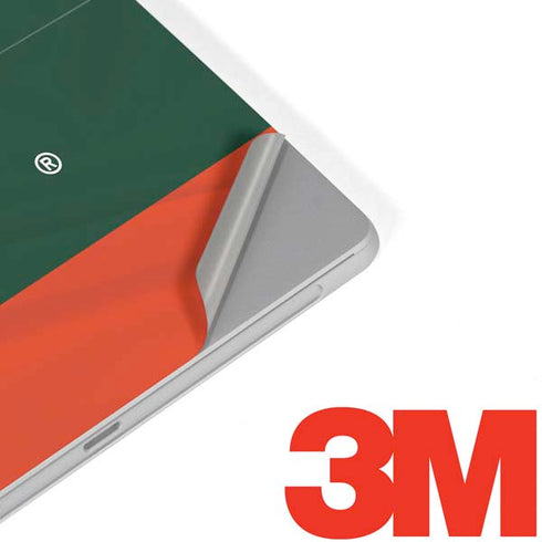 University of Miami Hurricanes Flag Surface Go Skin