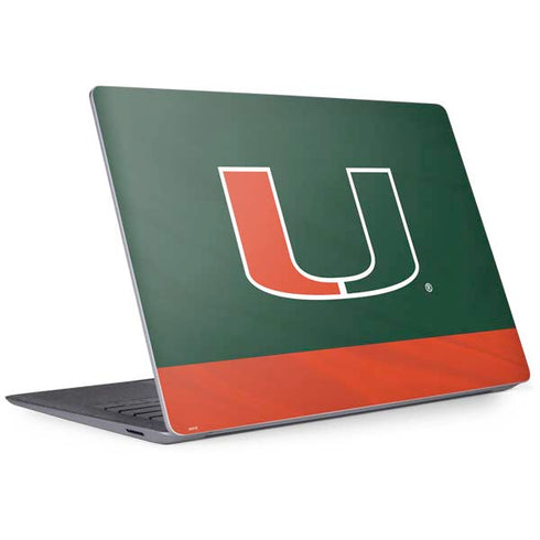 University of Miami Hurricanes Flag Surface Laptop 3 13.5in Skin