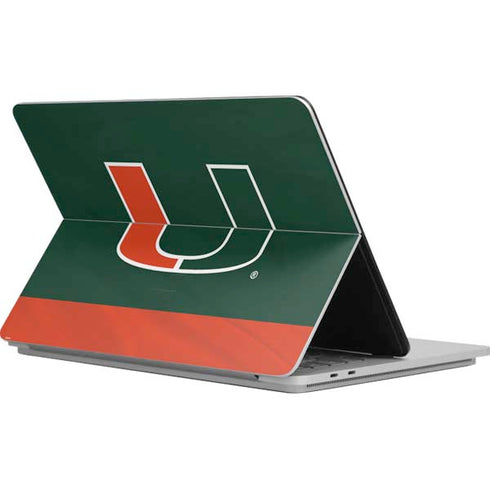 University of Miami Hurricanes Flag Surface Laptop Studio Skin