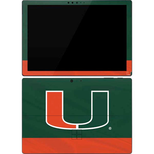 University of Miami Hurricanes Flag Surface Pro 7 Skin