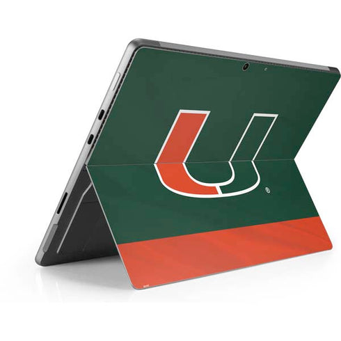 University of Miami Hurricanes Flag Surface Pro 8 Skin