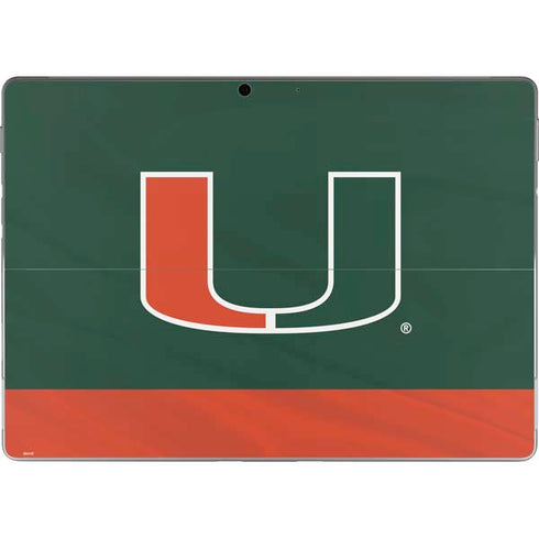 University of Miami Hurricanes Flag Surface Pro 9 Skin