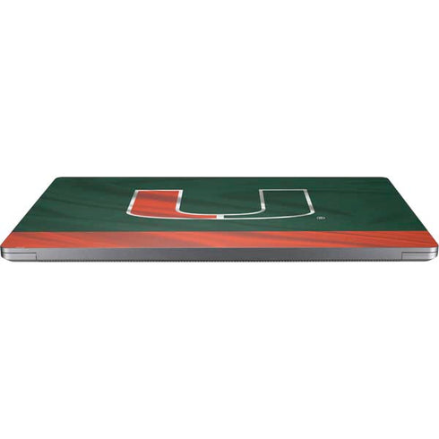 University of Miami Hurricanes Flag Universal Laptop 12in (9.8 x 6.8in) Skin