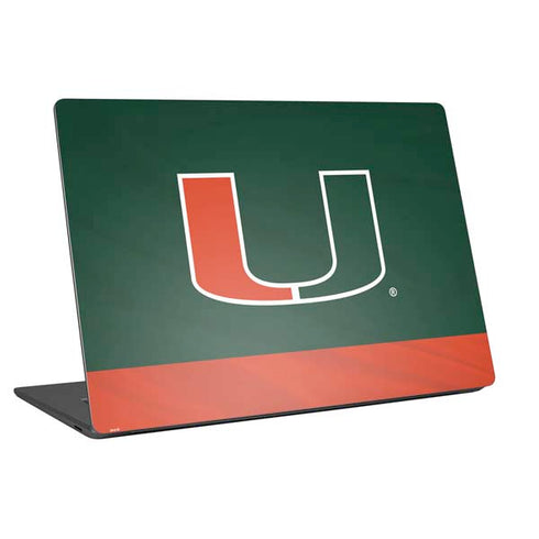 University of Miami Hurricanes Flag Universal Laptop 13in (10.6 x 7.6in) Skin