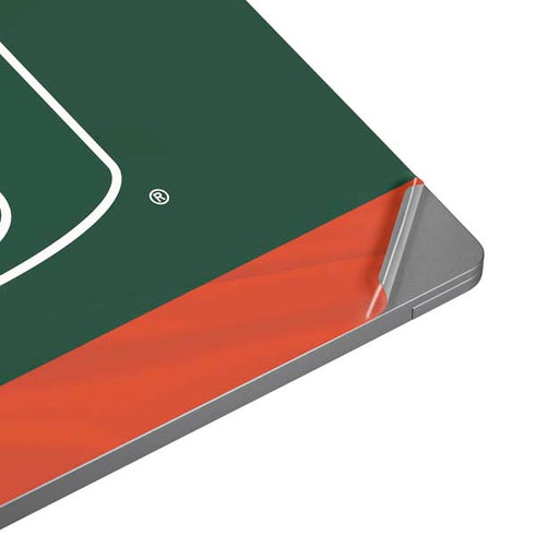 University of Miami Hurricanes Flag Universal Laptop 13in (10.6 x 7.6in) Skin