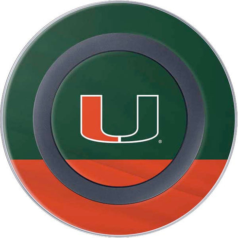 University of Miami Hurricanes Flag Wireless Charger Skin