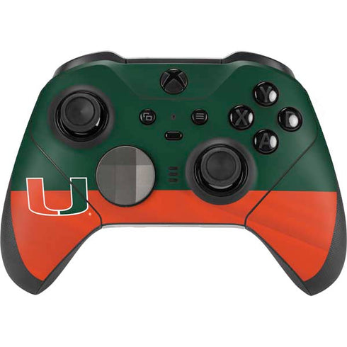 University of Miami Hurricanes Flag Xbox Elite Wireless Controller Series 2 Skin
