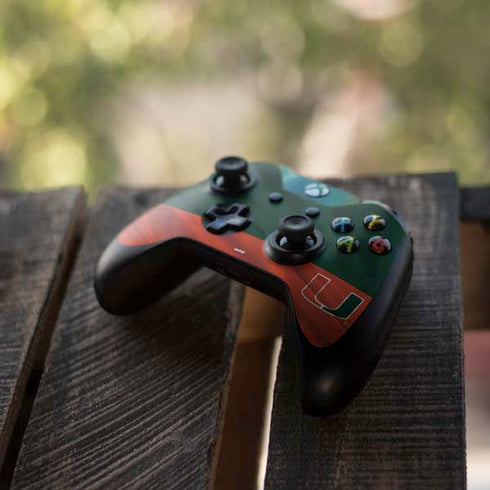 University of Miami Hurricanes Flag Xbox One Controller Skin