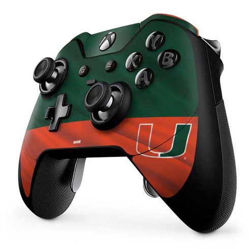 University of Miami Hurricanes Flag Xbox One Elite Controller Skin