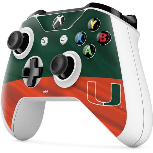 University of Miami Hurricanes Flag Xbox One S Controller Skin
