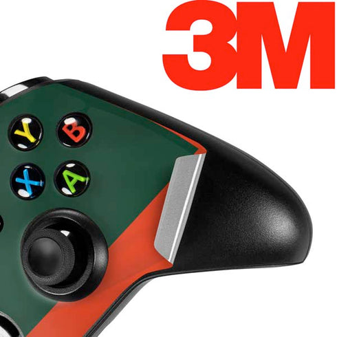 University of Miami Hurricanes Flag Xbox One X Controller Skin