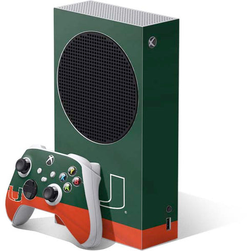 University of Miami Hurricanes Flag Xbox Series S Bundle Skin