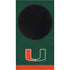 University of Miami Hurricanes Flag Xbox Series S Console Skin