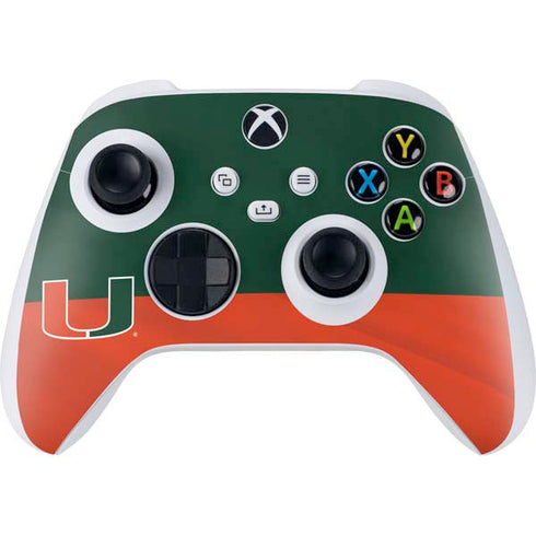 University of Miami Hurricanes Flag Xbox Series S Controller Skin