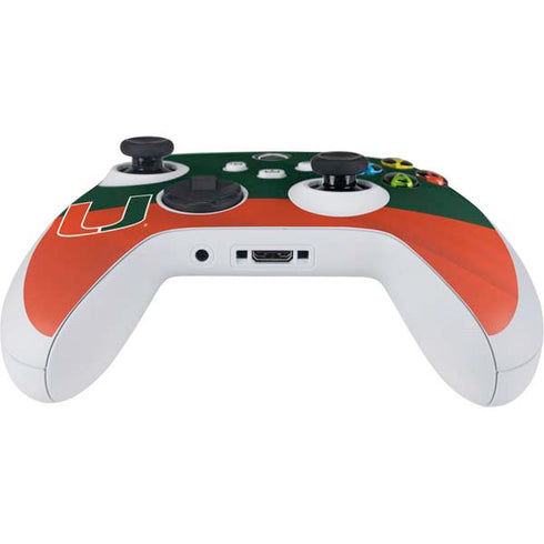 University of Miami Hurricanes Flag Xbox Series S Controller Skin