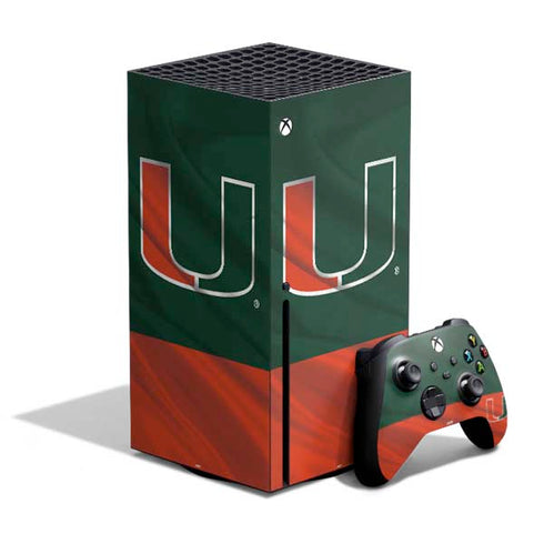 University of Miami Hurricanes Flag Xbox Series X Bundle Skin
