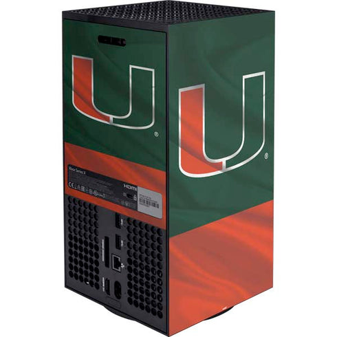 University of Miami Hurricanes Flag Xbox Series X Bundle Skin