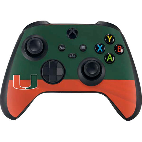 University of Miami Hurricanes Flag Xbox Series X Controller Skin