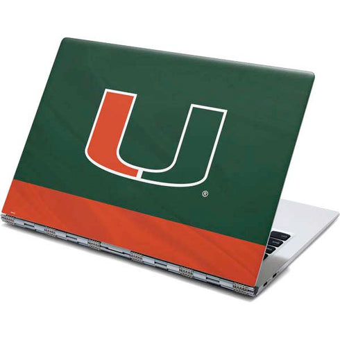 University of Miami Hurricanes Flag Yoga 910 2-in-1 14in Touch-Screen Skin