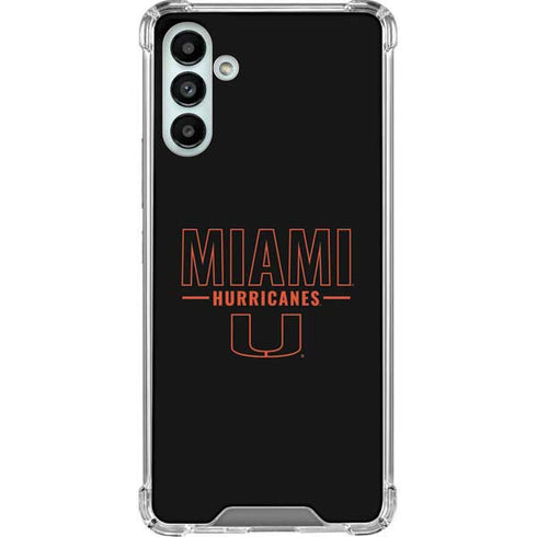 University of Miami Hurricanes Galaxy A13 5G Clear Case