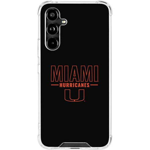 University of Miami Hurricanes Galaxy A54 5G Clear Case