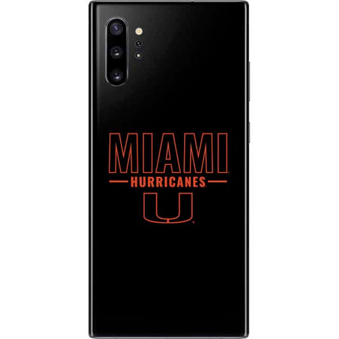 University of Miami Hurricanes Galaxy Note 10 Plus Skin