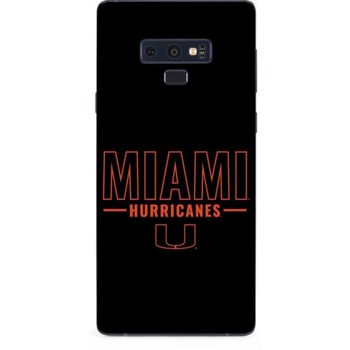 University of Miami Hurricanes Galaxy Note 9 Skin