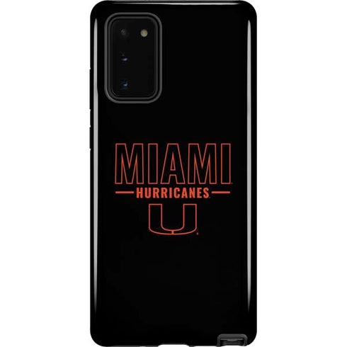 University of Miami Hurricanes Galaxy Note20 5G Pro Case
