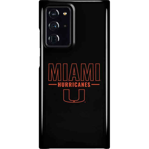 University of Miami Hurricanes Galaxy Note20 Ultra 5G Lite Case
