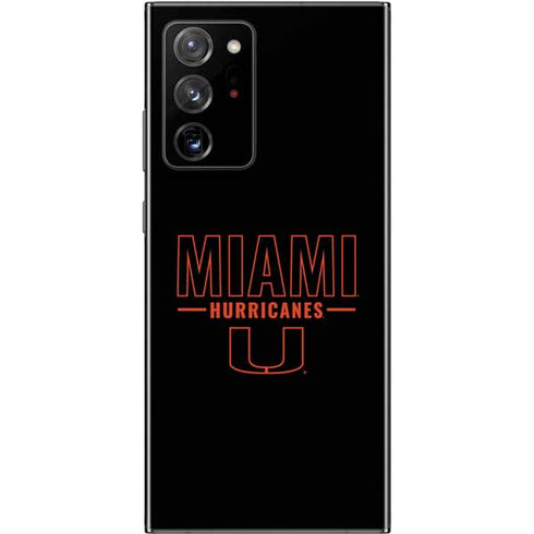 University of Miami Hurricanes Galaxy Note20 Ultra 5G Skin