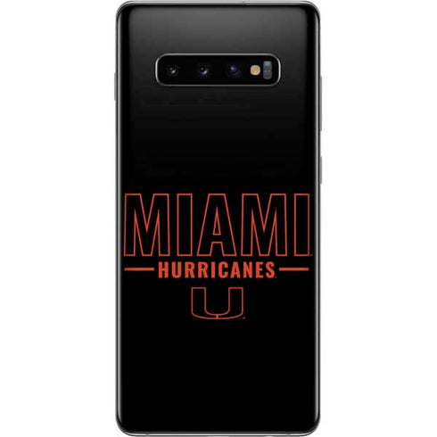 University of Miami Hurricanes Galaxy S10 Plus Skin