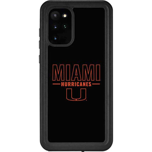 University of Miami Hurricanes Galaxy S20 Plus Waterproof Case